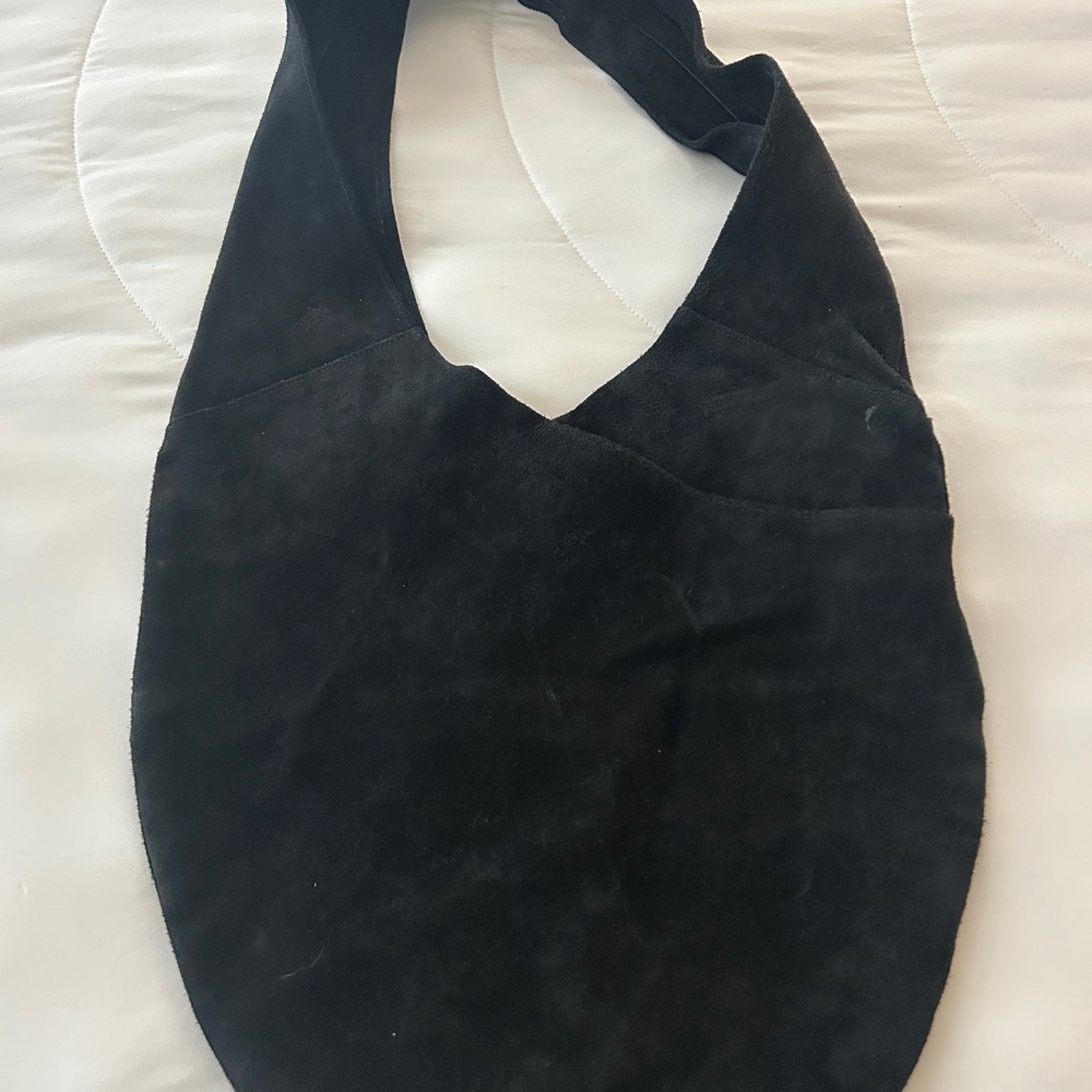 Lillian Vernon suede bag - Picture 3 of 7